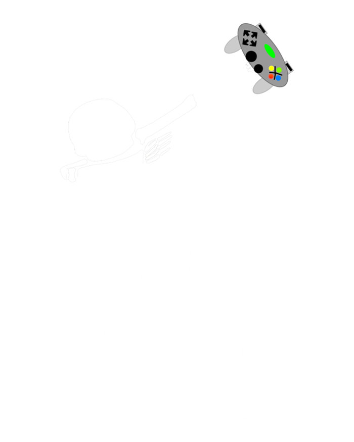 Halloween Dabbing Skeleton Gamer Dab Video Games Funny Gift T-Shirt