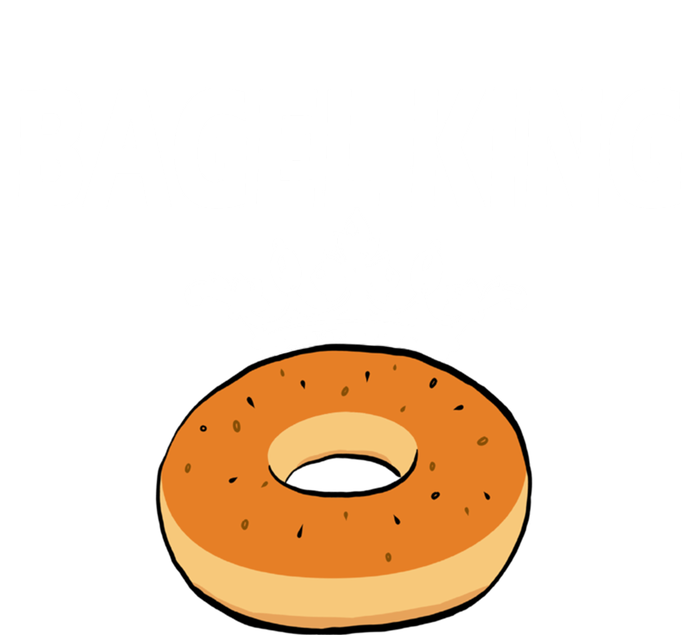 Bagels King Bagel Lovers Funny Baking Cooking Bakers Cute Gift Baby Bodysuit