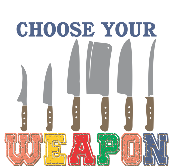 Choose Your Weapon Cooking Guru Funny Cook Retro Chef Cute Gift Premium T-Shirt