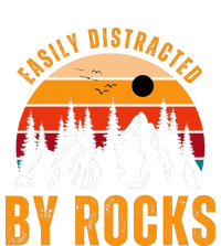 Easily Distracted By Rocks Vintage Funny Rocks T-Shirt