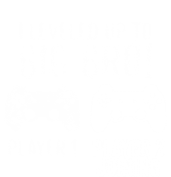 I Leveled Up To Big Bro! New Older Brother Gamer Player 2 Gift Valucap Bio-Washed Visor