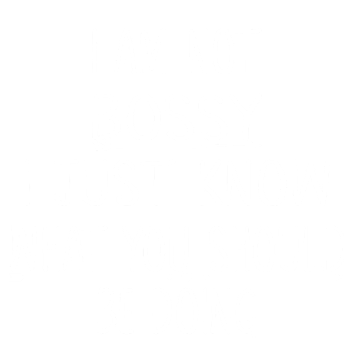 I Am Not Bossy I Just Know What You Should Be Doing Funny City Backpack