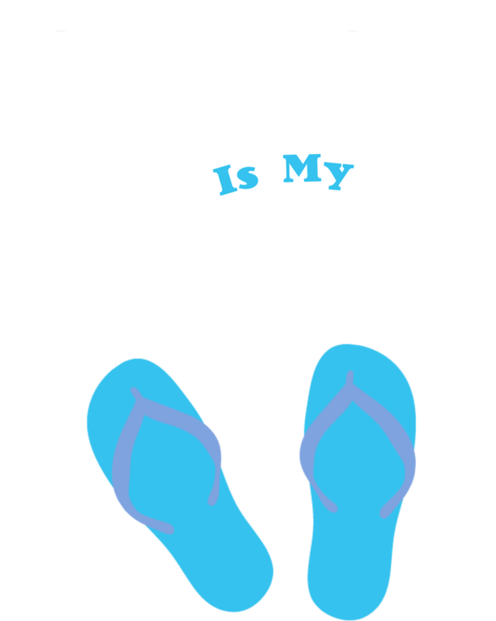 Funny Beach Vacation Design Ocean City Is My Happy Place Gift T-Shirt