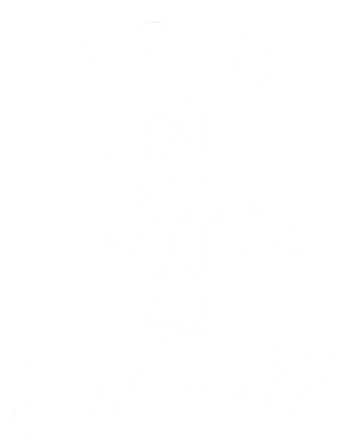 Funny Coffee Quote For Moms Cute I Run On Coffee And Chaos Gift Poster