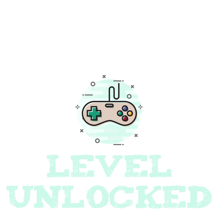 Uncle Level Unlocked Funny Uncle Gamer Video Games Cool Gift T-Shirt