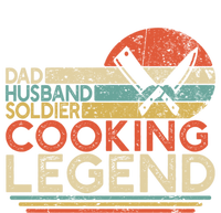 Dad Husband Soldier Cooking Legend Military Chef Gift T-Shirt