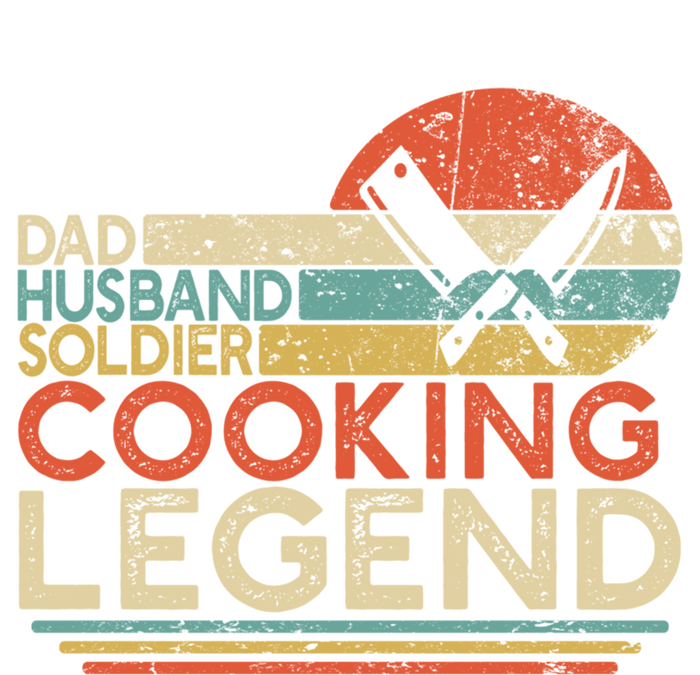 Dad Husband Soldier Cooking Legend Military Chef Gift T-Shirt