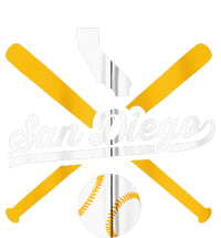 San Diego Baseball Vintage California State Pride Love City T-Shirt