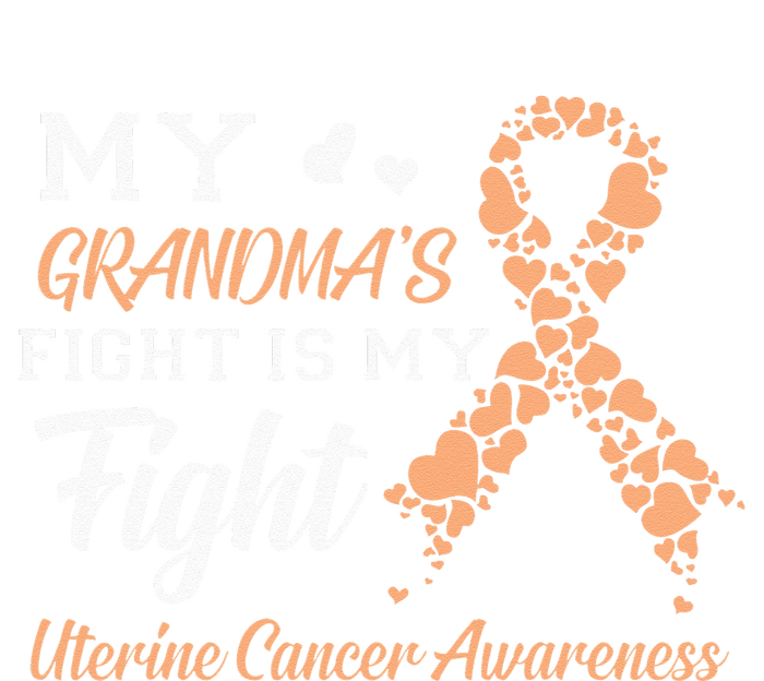 My Grandmas Fight Is My Fight Uterine Cancer Awareness T-Shirt