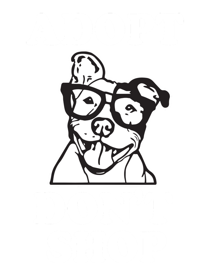 Adopt Dont Shop Pitbull Dog Rescue Adoption T-Shirt