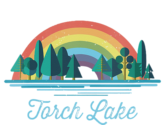 Torch Lake Rainbow Lake Souvenir T-Shirt