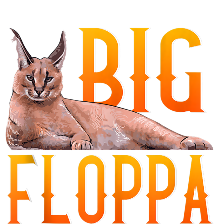 Big Floppa Meme Cute Caracal Cat Ank Op Full-Length Apron With Pockets