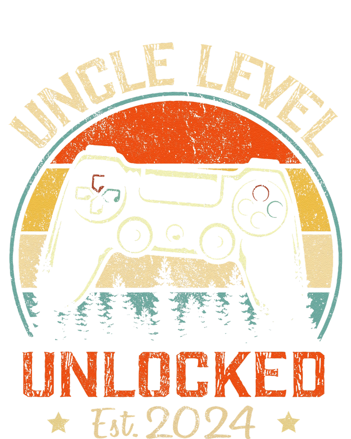 Vintage Leveled Up To Uncle Uncle Level Unlocked Est. 2024 T-Shirt