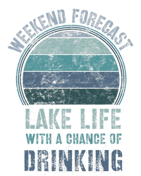 Retro Lake Life Apparel Lake Lover Weekend Forecast Drinking Sustainable Knit Beanie