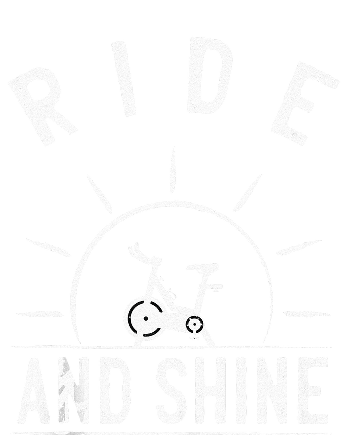 Ride And Shine Funny Indoor Spinning Spin Class Workout Gym Pajama Set