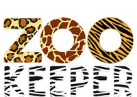 Zookeeper African Animals Zebra Wild Print Savanna Costume T-Shirt