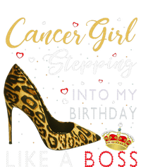 Cancer Girl High Heel Stepping Into My Birthday Like A Boss Ceramic Star Ornament