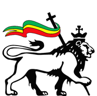 Rasta Lion Of Judah Rastafarian Reggae Lion And Christian T-Shirt