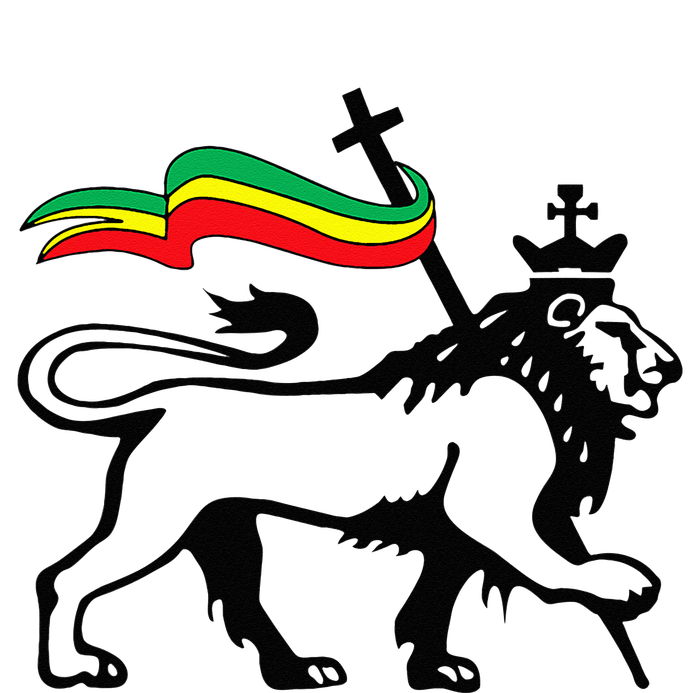 Rasta Lion Of Judah Rastafarian Reggae Lion And Christian T-Shirt