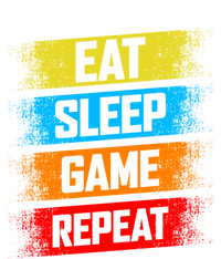 Gaming Eat Sleep Game Repeat Teen Adults Gift Valucap Bio-Washed Visor