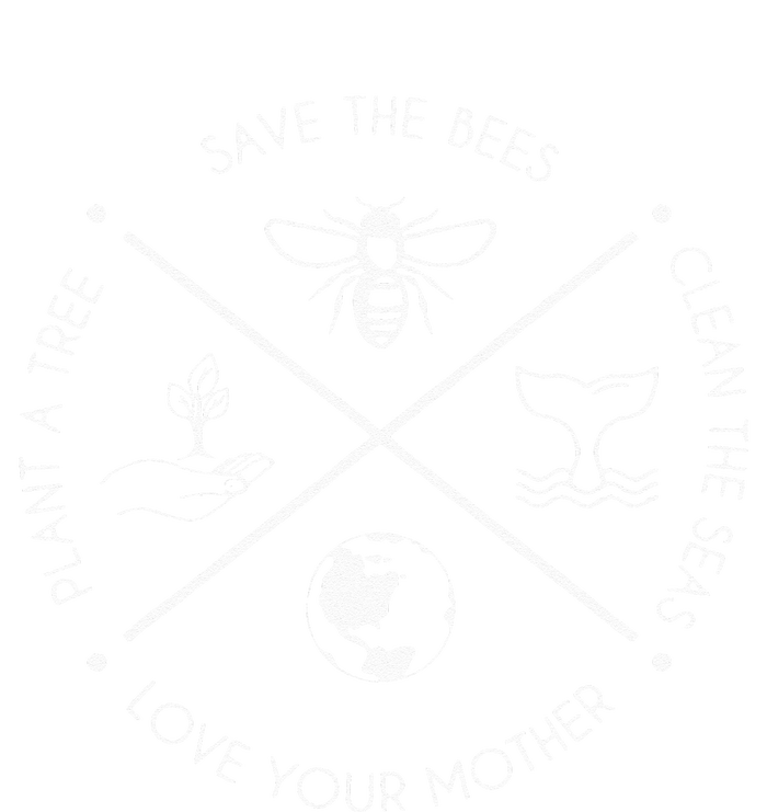 Earth Day Save The Bees Plant More Trees Clean The Seas Tall Long Sleeve T-Shirt