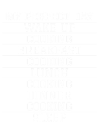 Funny Cook Gift My Perfect Day Cooking Humor Sous Chef Gift Coaster