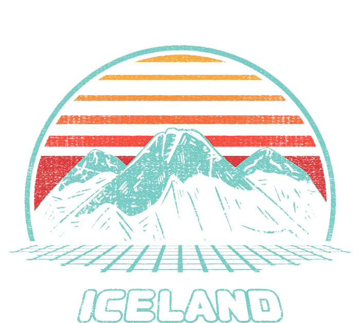 Iceland Retro Vintage 80s Style Tank Top