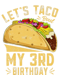 Kids 3 Year Old Funny Lets Taco Bout My 3rd Birthday Kids T-Shirt