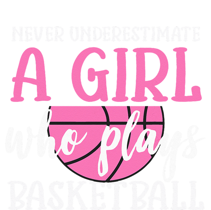 Never Underestimate A Girl Who Plays Basketball Girl Power Ladies Essential Tank