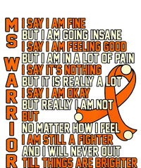 MS Warrior Multiple Sclerosis Awareness Graphic Tank Top