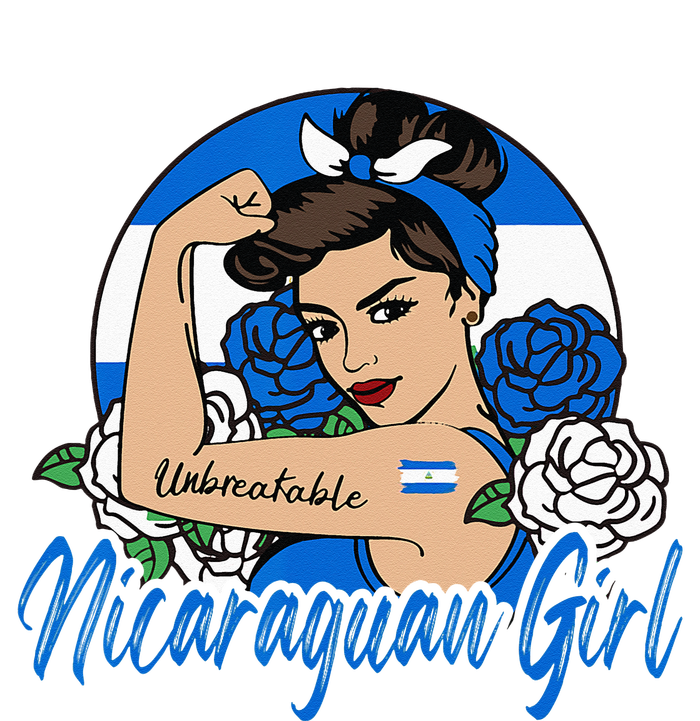 Nicaragua Girl Nicaraguan Mujer Nicaraguense Flag Tall Hoodie