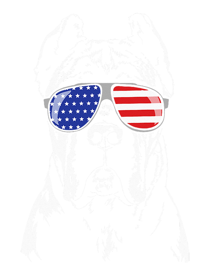 Proud Cane Corso American Flag Sunglasses Patriotic Dog Sweatshirt