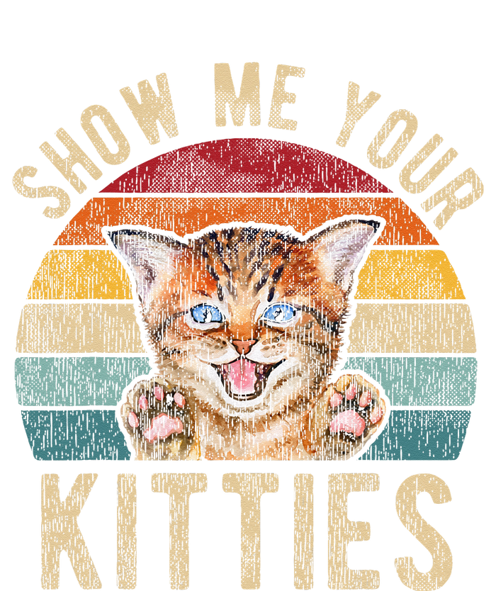 Show Me Your Kitties Funny Pun Kitten Cat Lover 16 in Basic Backpack