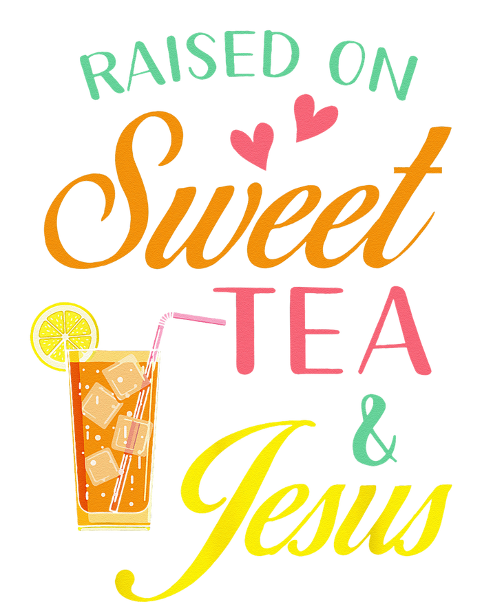 Raised On Sweet Tea And Jesus Funny Sweet Tea Christian Performance Sprint T-Shirt