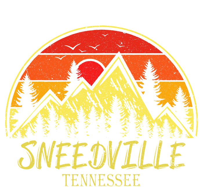 Vintage Sneedville Tennessee TN Mountains Hiking Souvenir Women's Perfect Tri Tunic Long Sleeve Shirt