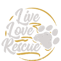 Live Love Rescue Dog Lover Adopt A Dog Adoption Women's Racerback Tank