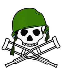 Jackass Military Helmet Skull & Crossbones Logo T-Shirt