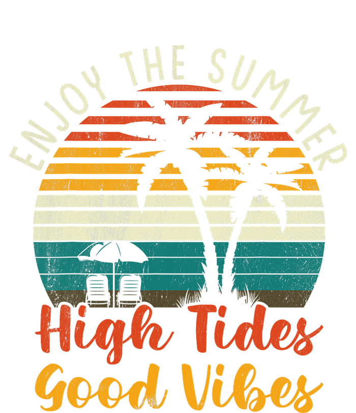 Enjoy The Summer High Tides Good Vibes Mesh Reversible Basketball Jersey Tank