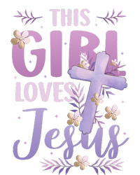 This Girl Loves Jesus Cute Christian Girl Jesus Women's T-Shirt