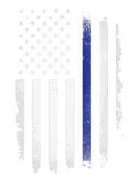 US Police USA American Flag Back The Blue Lives Matter Softstyle Adult Sport Polo