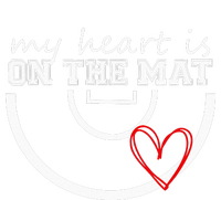 Wrestling My Heart Is On Mat Mom Wrestle Cricut Button