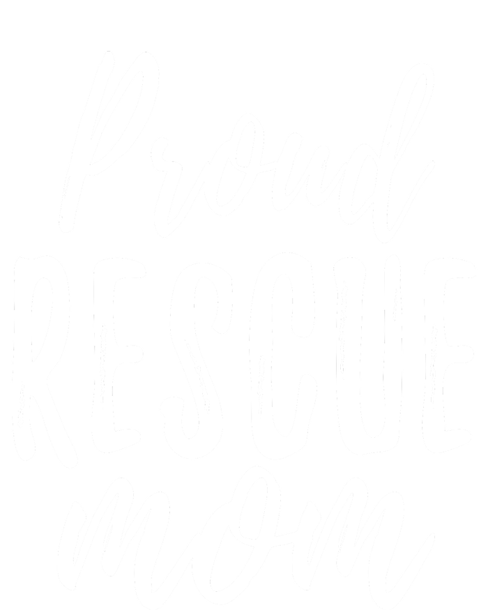 RESCUE MOM Animal Lovers Tee Shelter Dog Cat Love Women's T-Shirt