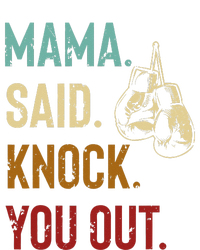 Boxing Kickboxing Mama Said Knock You Out 7-Panel Snapback Hat