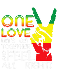 Jamaica One Love Reggae Caribbean Music Pride Flag Tall Hoodie