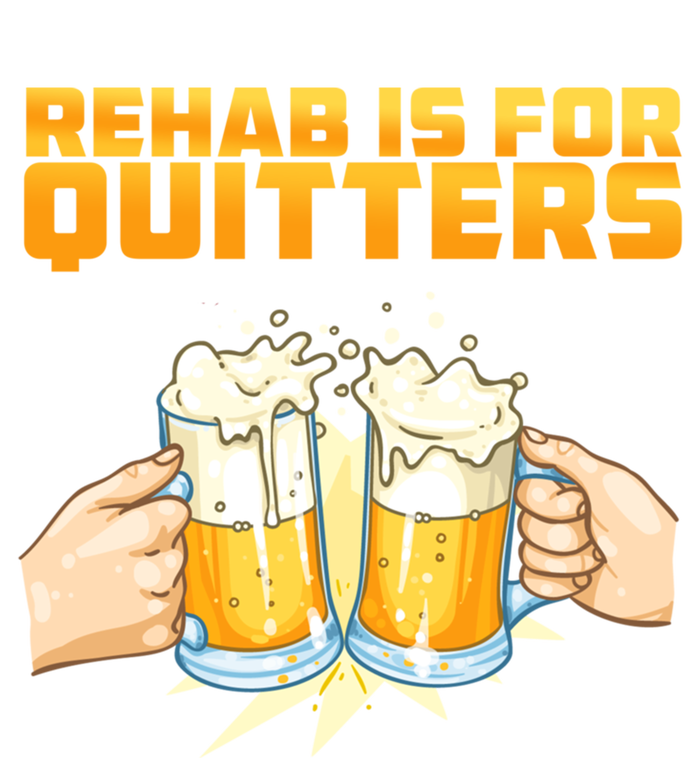 Rehab Is For Quitters Funny Rehabilition Wine Beer Lovers Gift Tie-Dye Long Sleeve Shirt