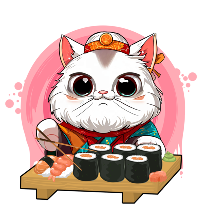 Sushi Lover Neko Cat Lovers Kawaii Anime Cute Sushi Gift Women's T-Shirt