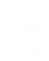 The Grillfather Grilling Father Gift Full-Length Apron With Pockets