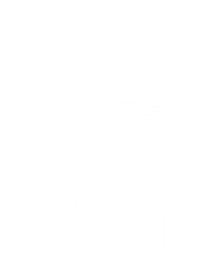 The Grillfather Grilling Father Gift Full-Length Apron With Pockets