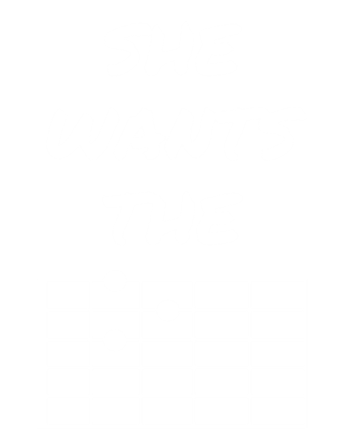 She Wants The D Guitarist Musician Gift Women's T-Shirt