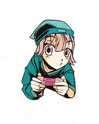 Just A Who Loves Anime And Gaming Gamer Anime Merch Gift T-Shirt